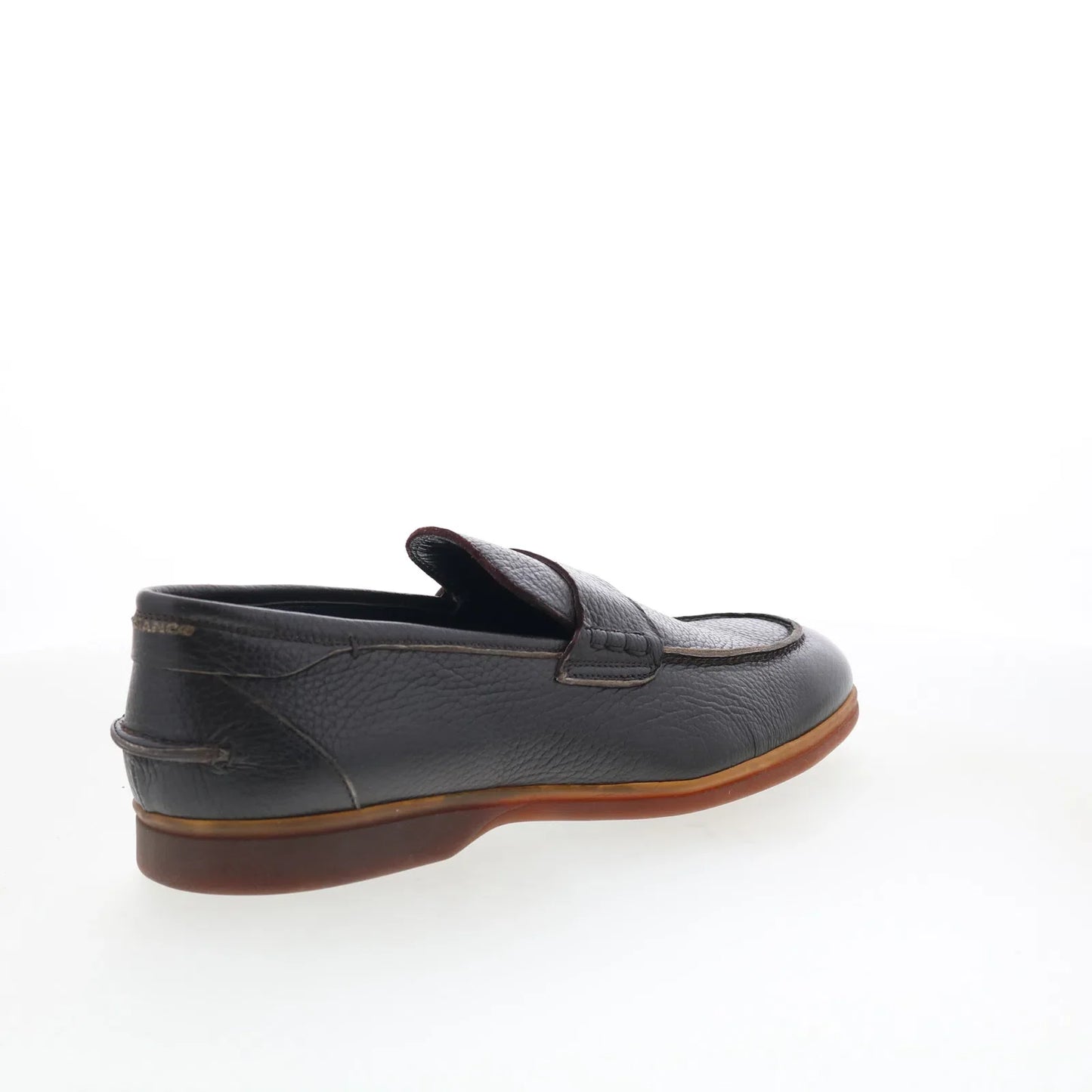 Di Bianco Procida Mens Brown Leather Slip On Loafers & Slip Ons Casual Shoes