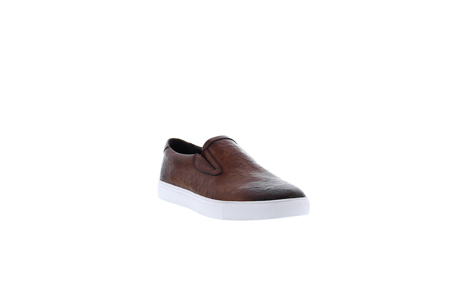 Robert Graham Napa RG5555S Mens Brown Leather Lifestyle Sneakers Shoes