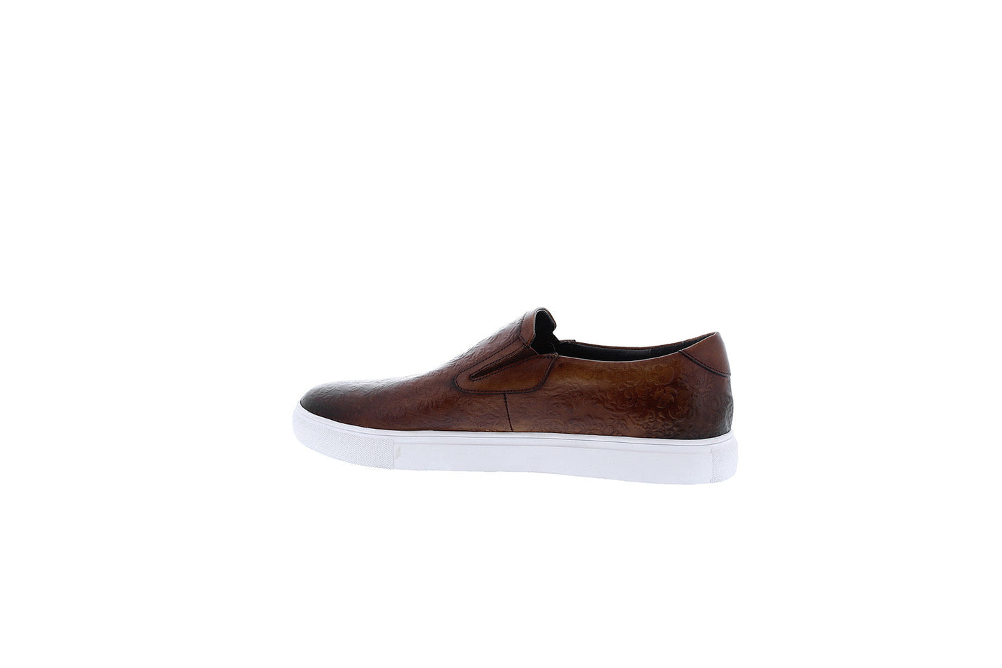 Robert Graham Napa RG5555S Mens Brown Leather Lifestyle Sneakers Shoes