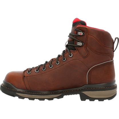 Rocky Rams Horn Lace To Toe Composite WP Mens Brown Work & Safety Boots
