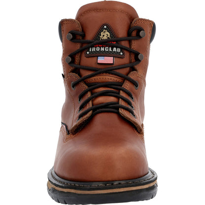 Rocky IronClad Waterproof RKK0361 Mens Brown Leather Work & Safety Boots