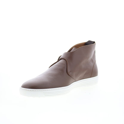 Pastori by Di Bianco Ritan Mens Brown Leather Lifestyle Sneakers Shoes