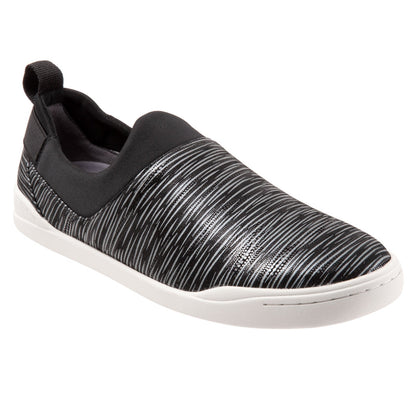 Softwalk Maya S2154-901 Womens Black Leather Lifestyle Sneakers Shoes
