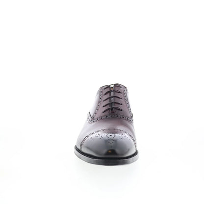 Di Bianco SBP926 Mens Brown Leather Oxfords & Lace Ups Cap Toe Shoes