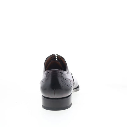 Di Bianco SBP926 Mens Brown Leather Oxfords & Lace Ups Cap Toe Shoes