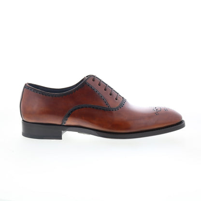 Di Bianco SBP945 Mens Brown Oxfords & Lace Ups Wingtip & Brogue Shoes