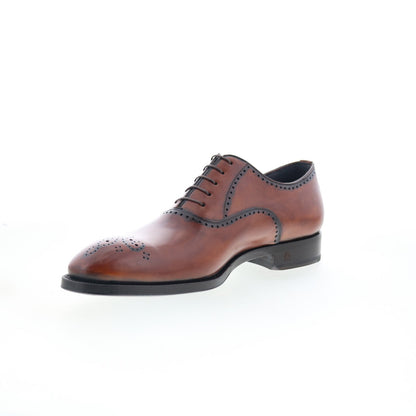 Di Bianco SBP945 Mens Brown Oxfords & Lace Ups Wingtip & Brogue Shoes