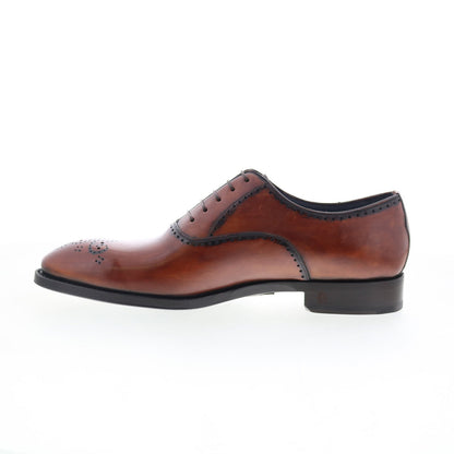 Di Bianco SBP945 Mens Brown Oxfords & Lace Ups Wingtip & Brogue Shoes