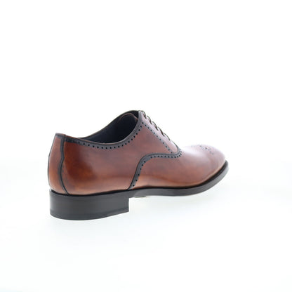 Di Bianco SBP945 Mens Brown Oxfords & Lace Ups Wingtip & Brogue Shoes