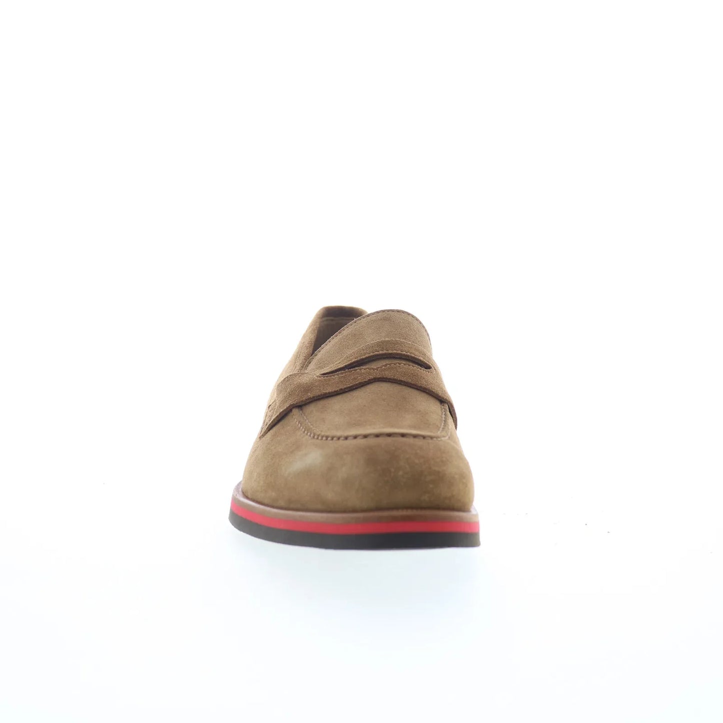 Di Bianco SC524 Mens Brown Suede Slip On Loafers & Slip Ons Penny Shoes