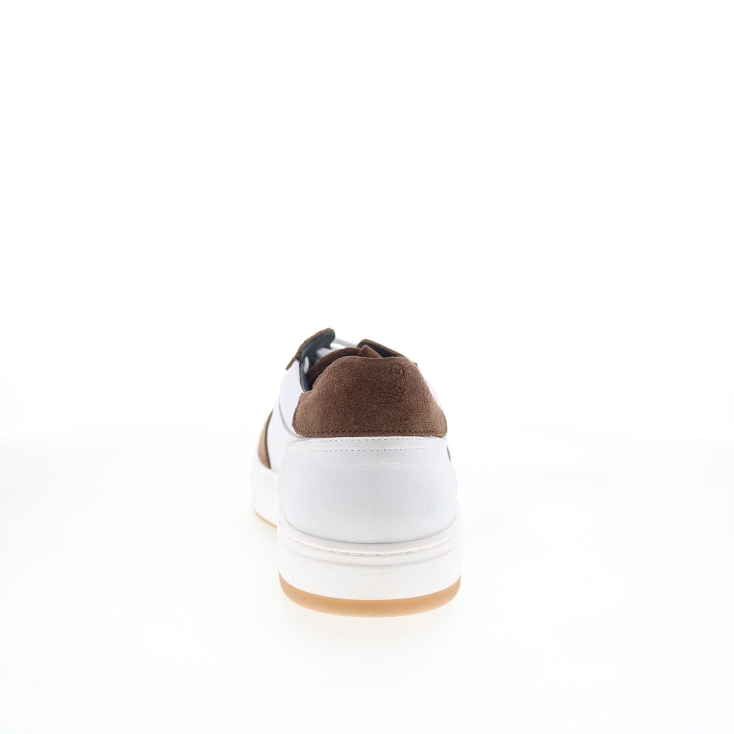 Di Bianco Saloninus Mens White Leather Lace Up Lifestyle Sneakers Shoes