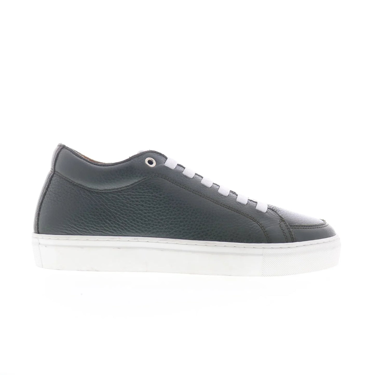 Pastori by Di Bianco Septimus Mens Green Leather Lifestyle Sneakers Shoes