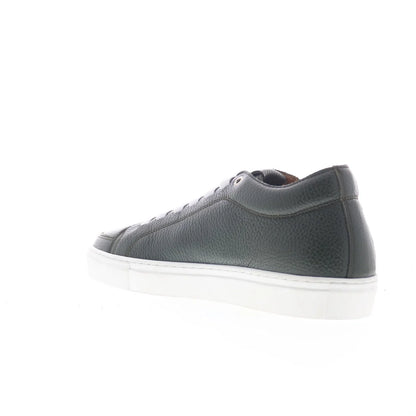Pastori by Di Bianco Septimus Mens Green Leather Lifestyle Sneakers Shoes
