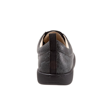 Trotters Avrille T2051-083 Womens Black Wide Lifestyle Sneakers Shoes