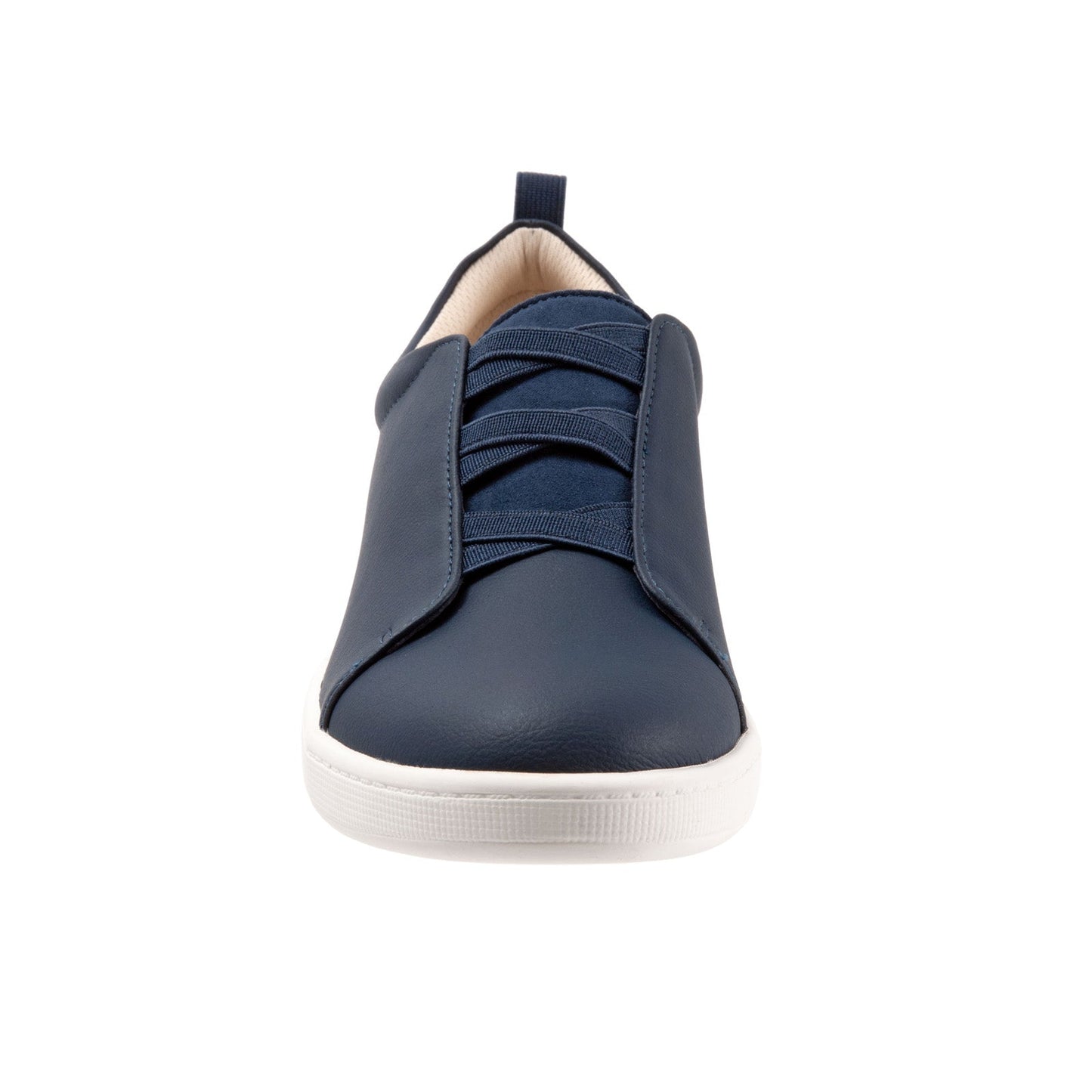 Trotters Avrille T2051-400 Womens Blue Wide Lifestyle Sneakers Shoes