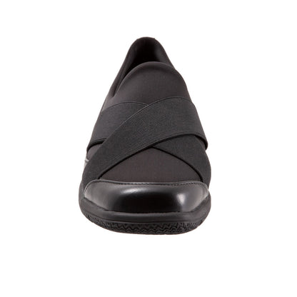 Trotters Urbana T2167-007 Womens Black Leather Lifestyle Sneakers Shoes
