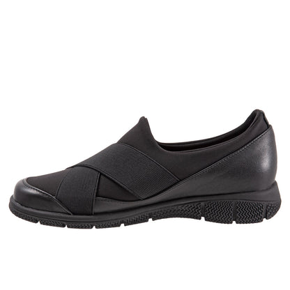 Trotters Urbana T2167-007 Womens Black Leather Lifestyle Sneakers Shoes