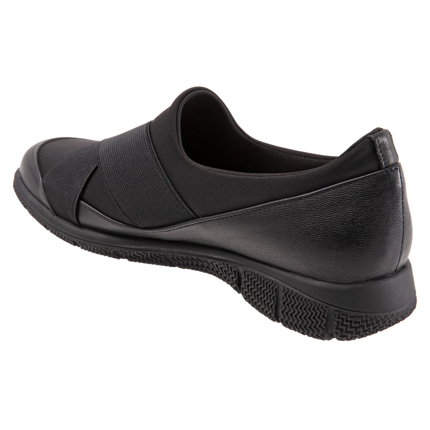 Trotters Urbana T2167-007 Womens Black Leather Lifestyle Sneakers Shoes
