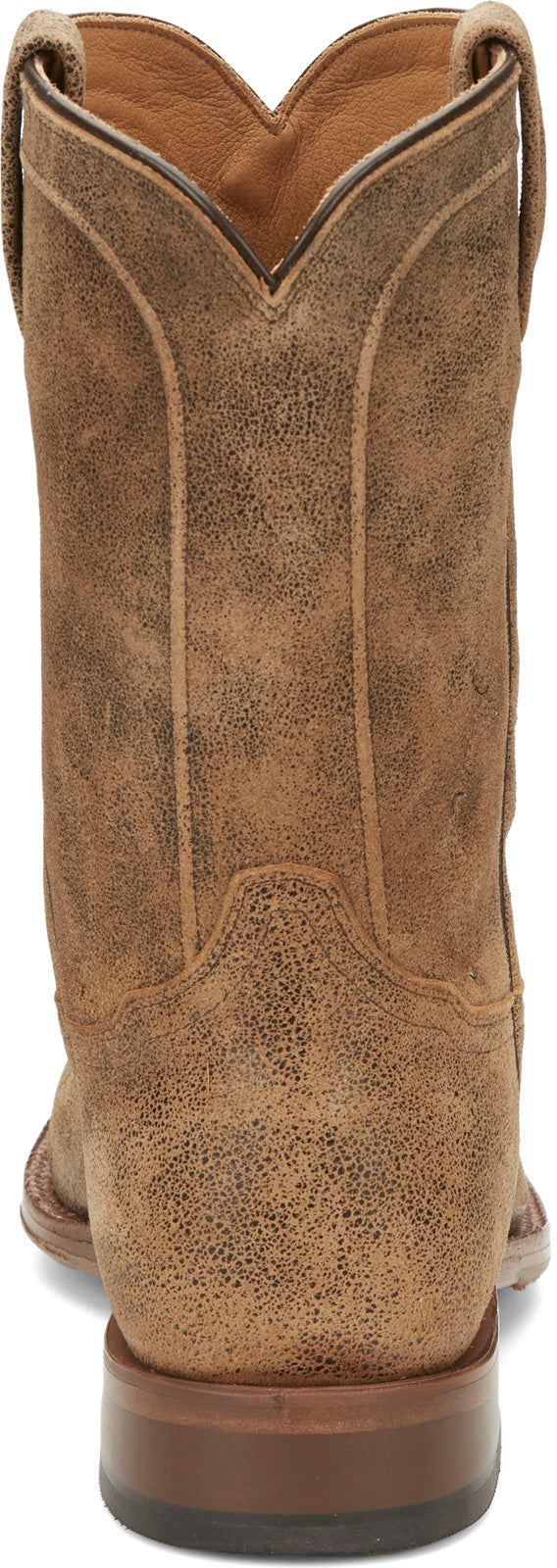 Tony Lama Monterey Round Toe Goat Mens Brown Wide Cowboy Western Boots
