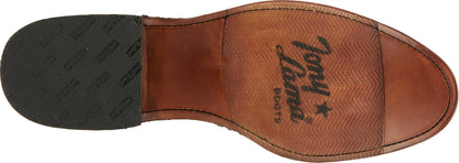 Tony Lama Monterey Round Toe Goat Mens Brown Wide Cowboy Western Boots