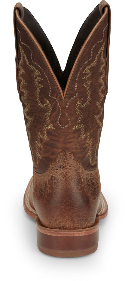 Tony Lama Lowden Square Toe Cowhide TL3029 Mens Brown Cowboy Western Boots