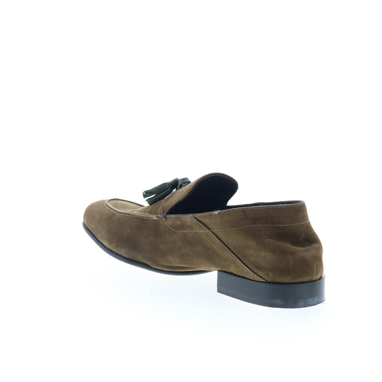 Di Bianco Trani Mens Brown Suede Slip On Loafers & Slip Ons Casual Shoes