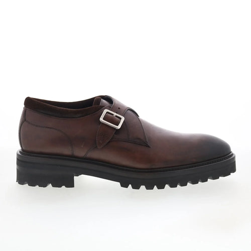 Di Bianco Treviso Mens Brown Leather Loafers & Slip Ons Casual Shoes