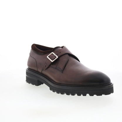 Di Bianco Treviso Mens Brown Leather Loafers & Slip Ons Casual Shoes