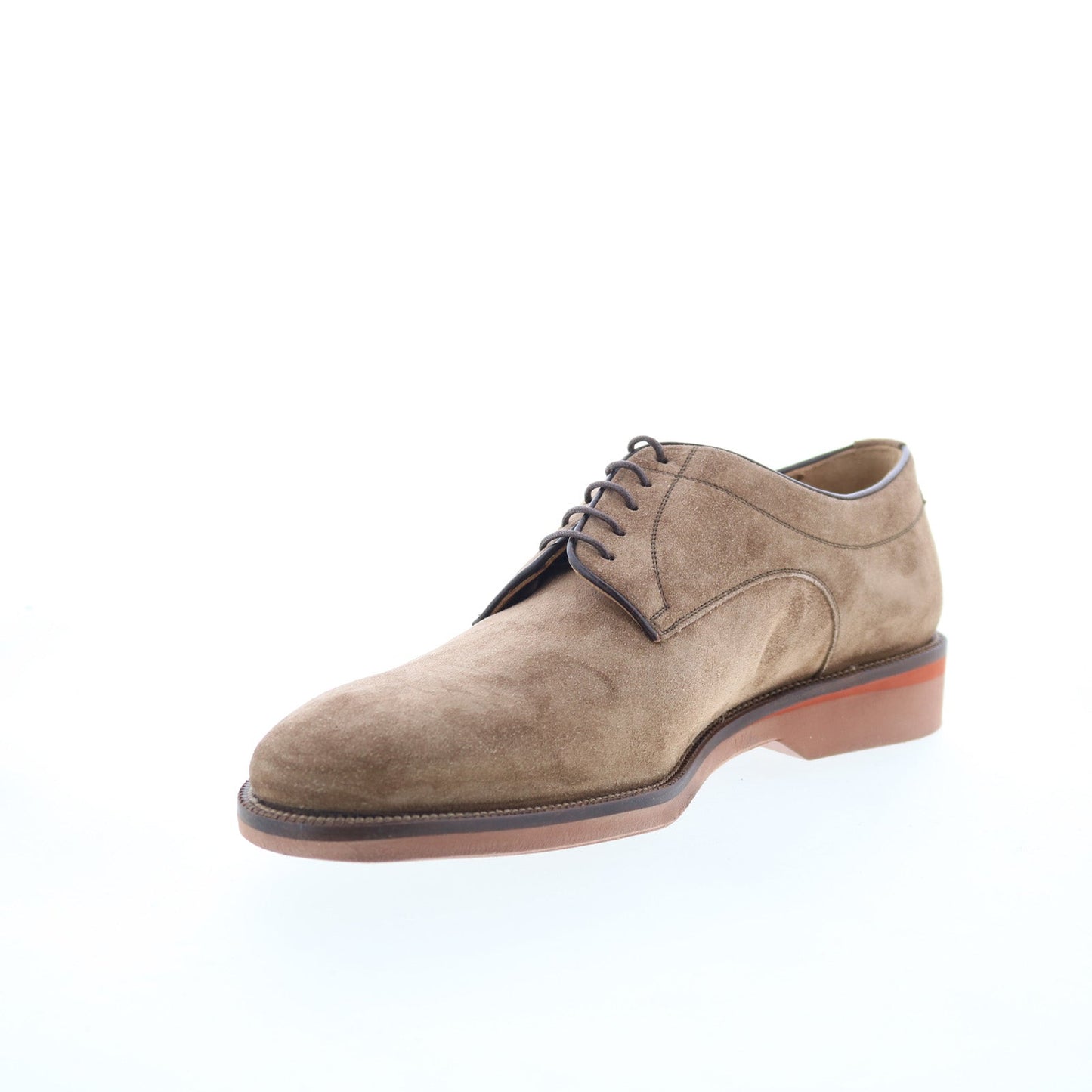 Pastori by Di Bianco Verus Mens Brown Suede Oxfords & Lace Ups Plain Toe Shoes