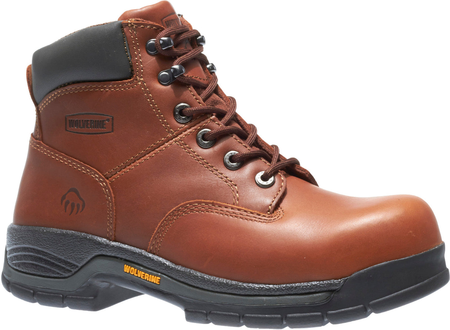 Wolverine Harrison Steel Toe 6" W04904 Mens Brown Wide Work & Safety Boots