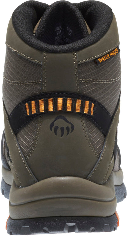 Wolverine Fletcher NT Mid Waterproof Work Hiker Mens Brown Work Boots