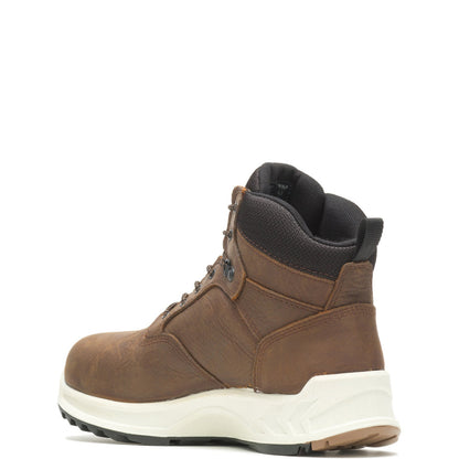 Wolverine Shiftplus LX DSPRG Waterproof Mid Mens Brown Wide Work Boots