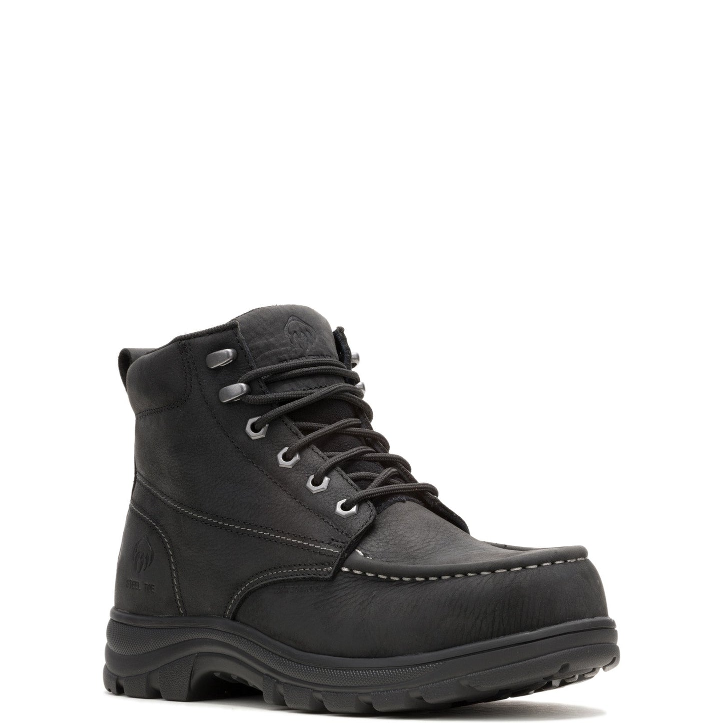 Wolverine Carlsbad Moc Toe WP Steel Toe 6" Mens Black Work & Safety Boots