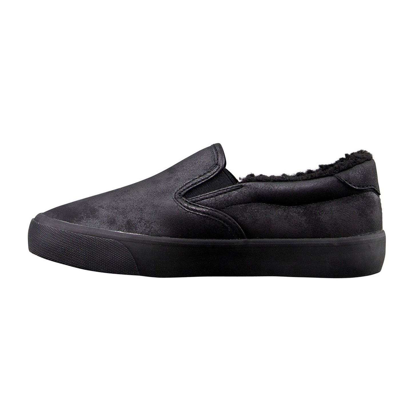Lugz Clipper LX Fleece WCLPLXFD-001 Womens Black Lifestyle Sneakers Shoes