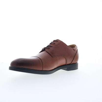 La Milano Windsor A11715 Mens Brown Oxfords & Lace Ups Cap Toe Shoes