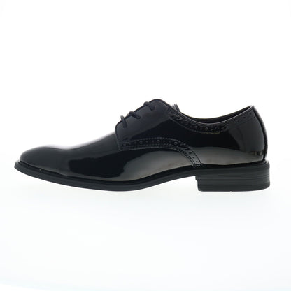 La Milano Payton Tuxedo Mens Black Extra Wide 3E Oxfords Plain Toe Shoes