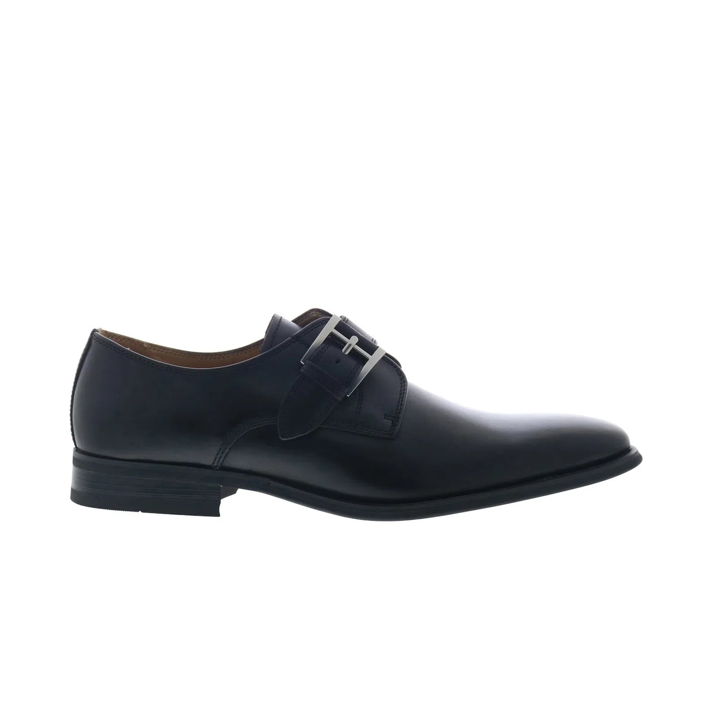 La Milano Will A11890 Mens Black Leather Loafers & Slip Ons Casual Shoes