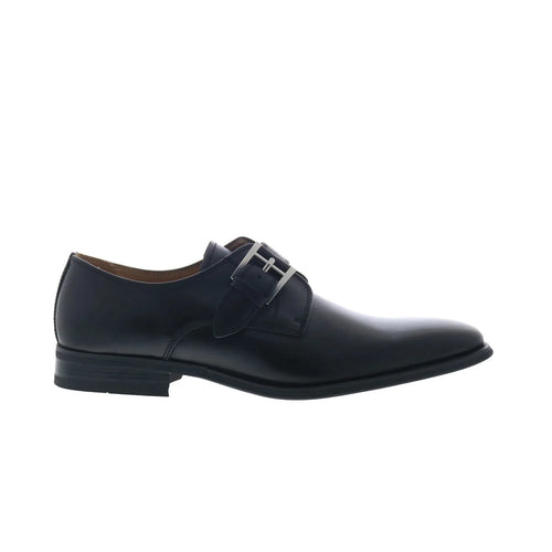La Milano Will A11890 Mens Black Leather Loafers & Slip Ons Casual Shoes