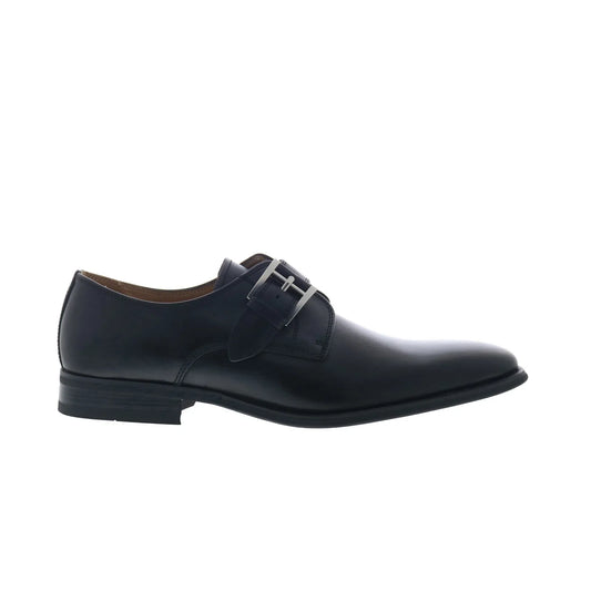 La Milano Will A11890 Mens Black Leather Loafers & Slip Ons Casual Shoes