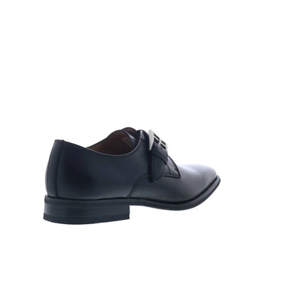 La Milano Will A11890 Mens Black Leather Loafers & Slip Ons Casual Shoes