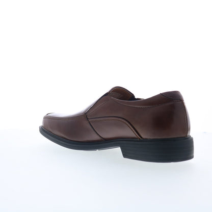 La Milano Bill A1720 Mens Brown Leather Loafers & Slip Ons Casual Shoes