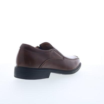 La Milano Bill A1720 Mens Brown Leather Loafers & Slip Ons Casual Shoes