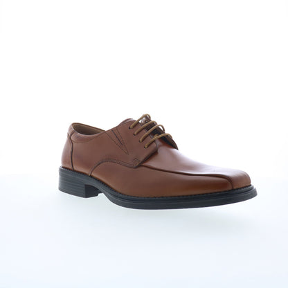 La Milano A65617 Mens Brown Leather Lace Up Oxfords & Lace Ups Casual Shoes
