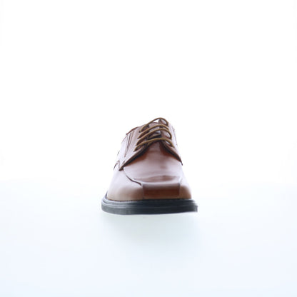 La Milano A65617 Mens Brown Leather Lace Up Oxfords & Lace Ups Casual Shoes