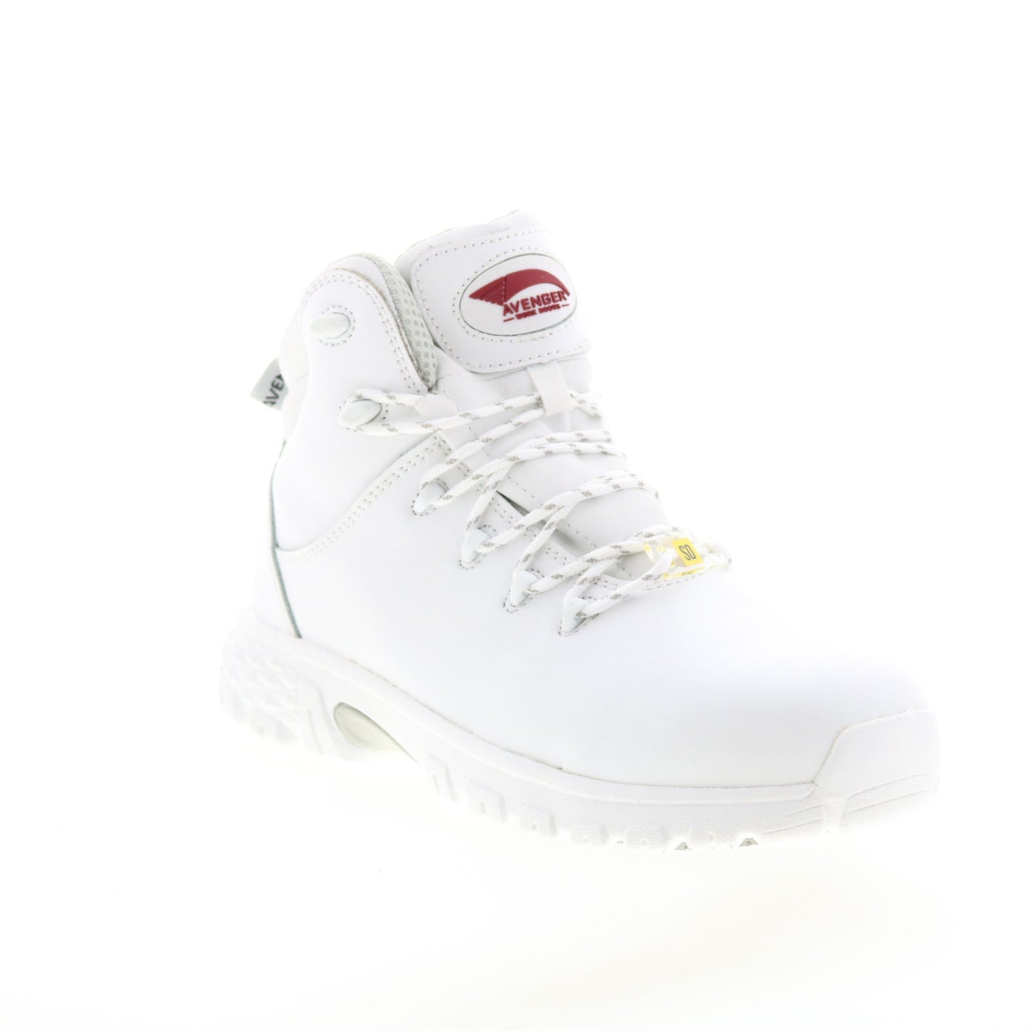 Avenger Flight Alloy Toe SD10 A7423 Mens White Leather Work & Safety Boots