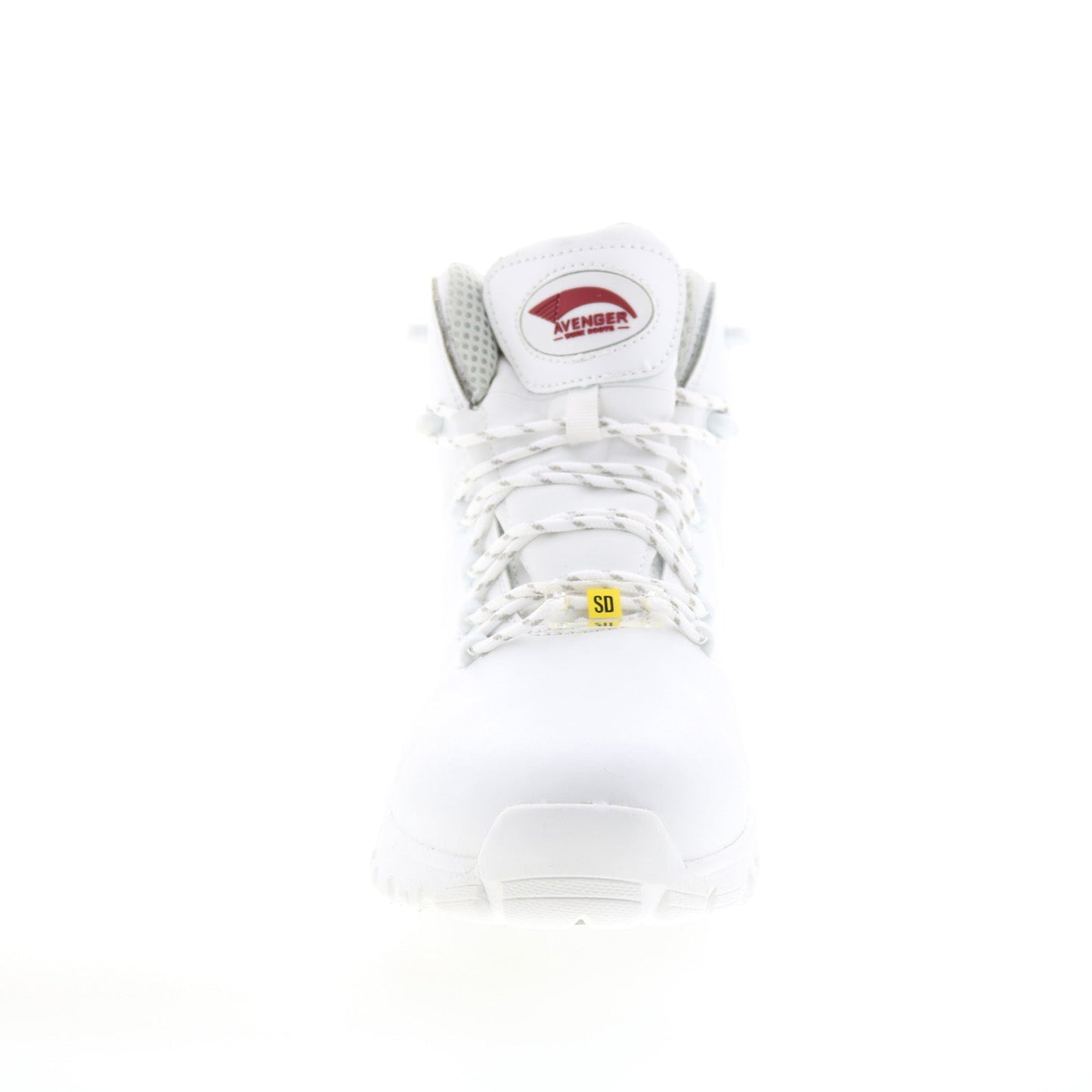 Avenger Flight Alloy Toe SD10 A7423 Mens White Leather Work & Safety Boots