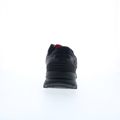 Avia Avi-Ultra AA50038MBRB Mens Black Leather Lace Up Athletic Hiking Shoes