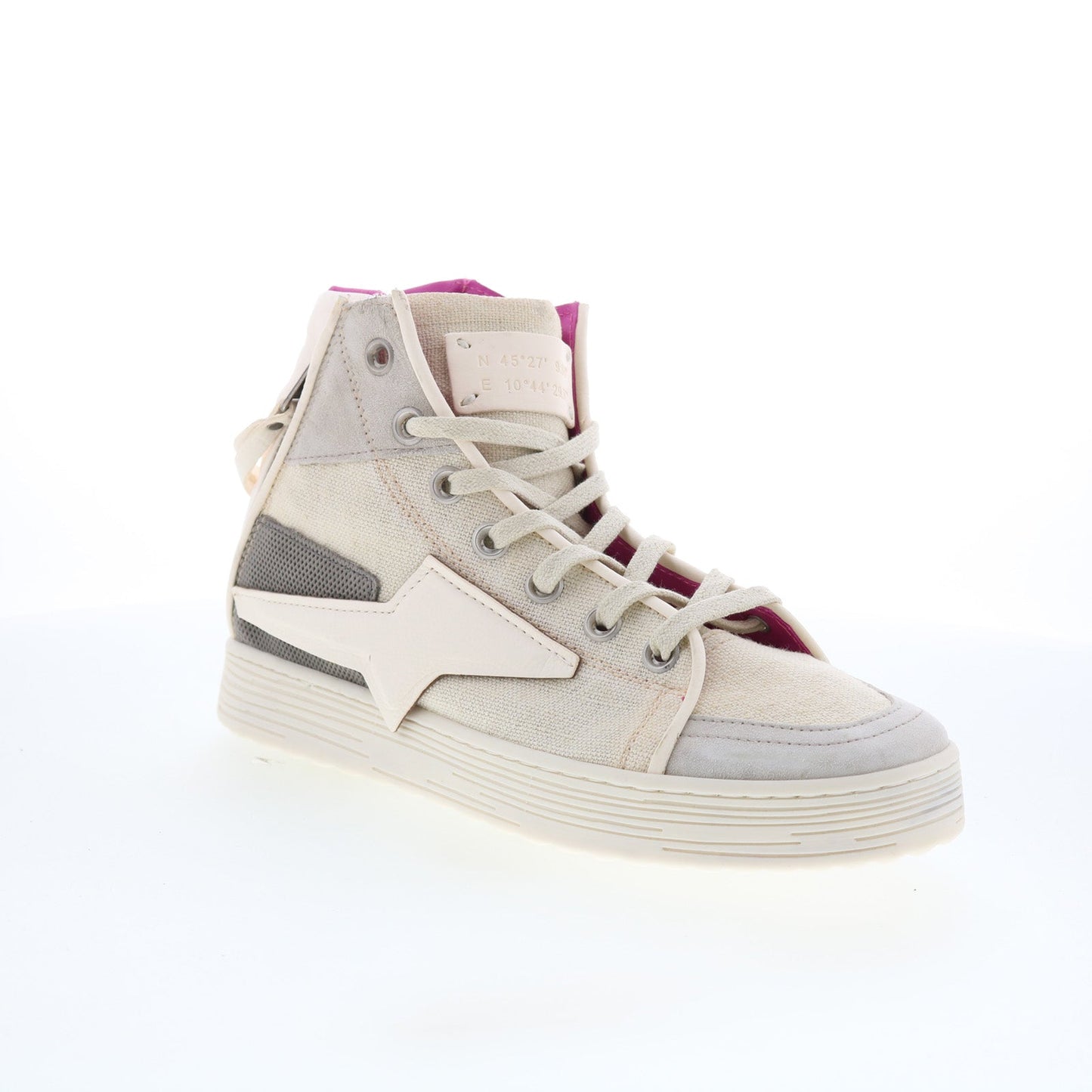 A.S. 98 Adler Womens Beige Leather Lace Up Lifestyle Sneakers Shoes