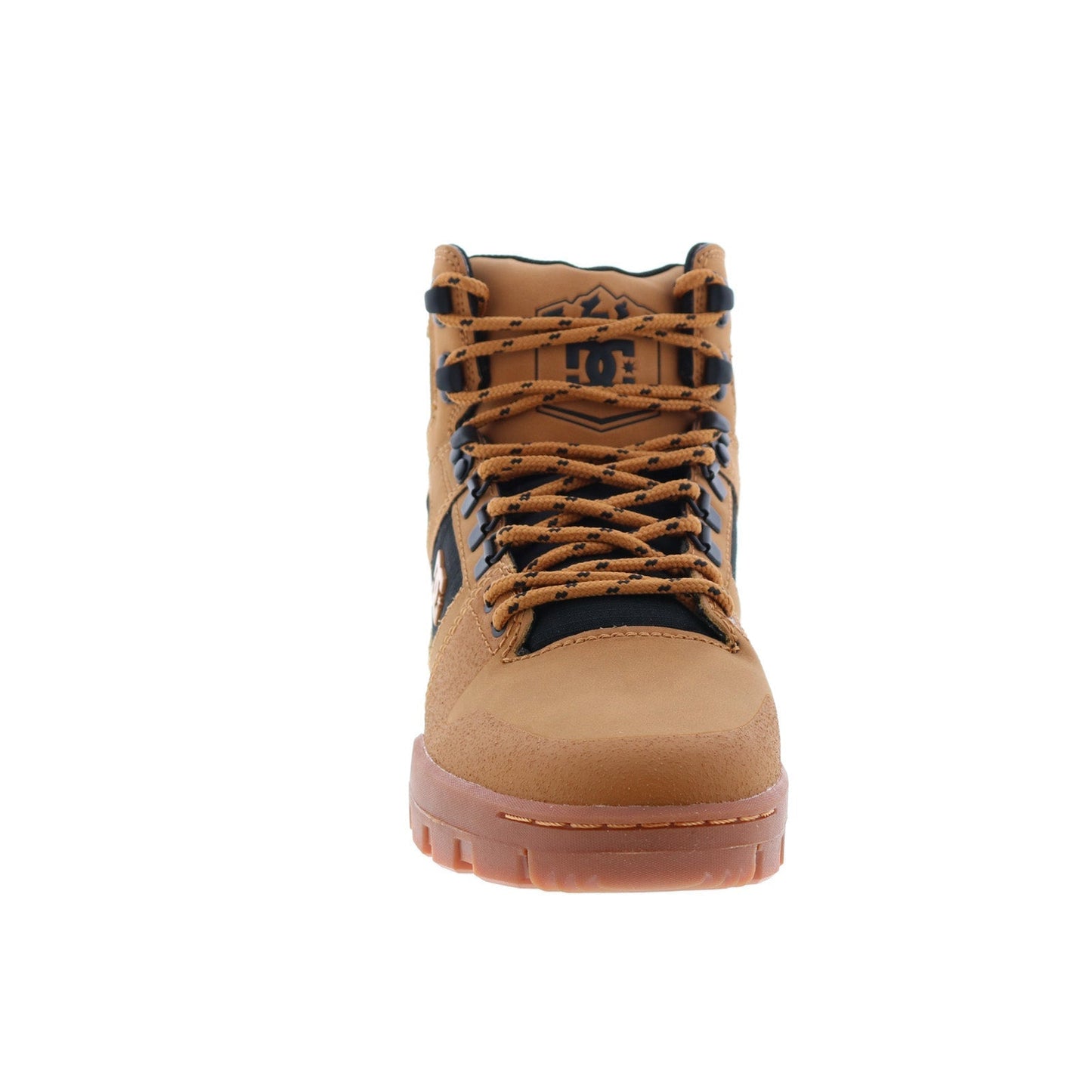 DC Pure High-Top Water Resistant Boot Mens Brown Skate Sneakers Shoes