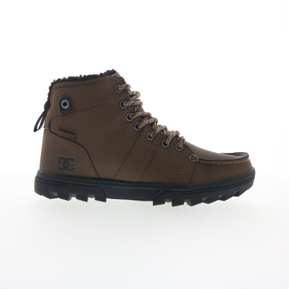 DC Woodland ADYB700042-DCC Mens Brown Leather Lace Up Casual Dress Boots